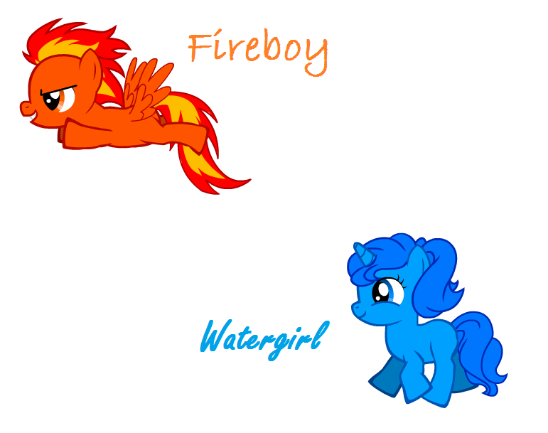 FireBoy And Watergirl by Mishaxstar609 on DeviantArt