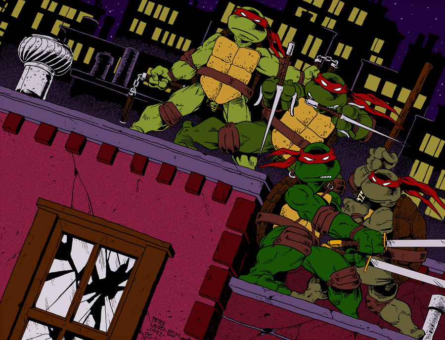 Tmnt Raph Rooftop TMNT Rooftop by Icecat13 on DeviantArt