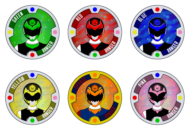 Ranger Coins by Ayahime0 on DeviantArt