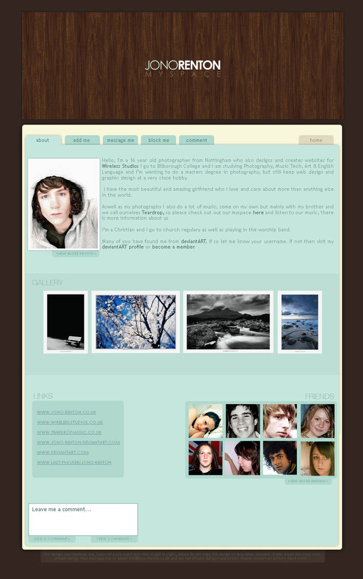 Myspace v2 by wireless-studios on DeviantArt