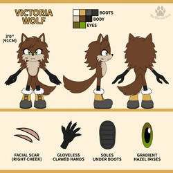 Victoria Wolf Reference - (Most Common Appearance)