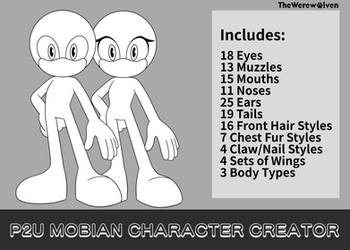 P2U Sonic/Mobian Character Creator