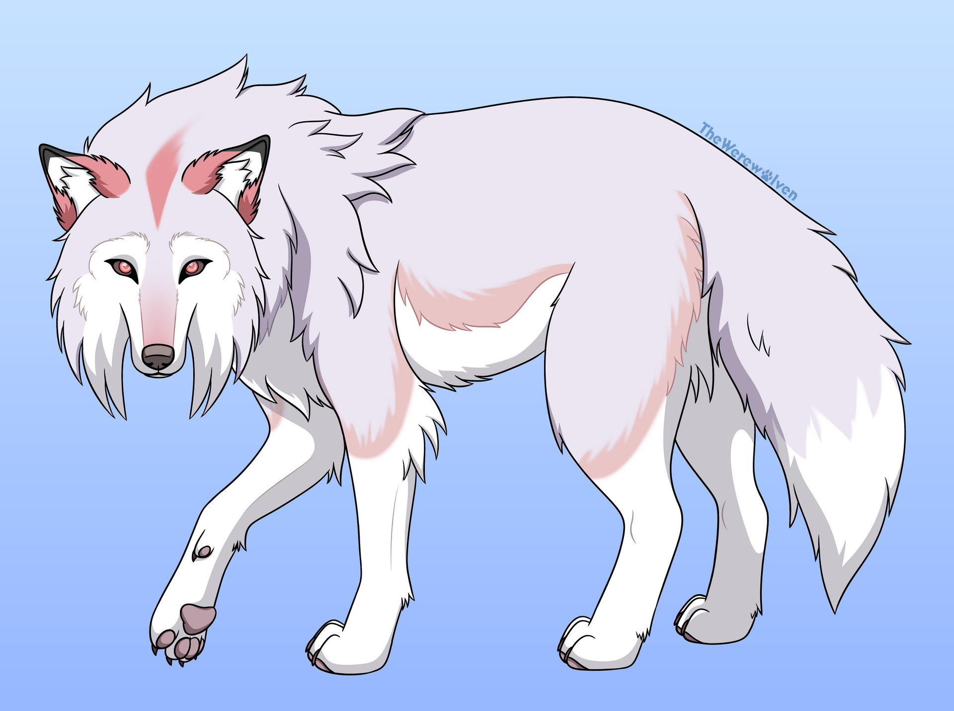 Art Trade With Wolf-Chalk
