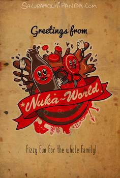 Nukaworld Postcard