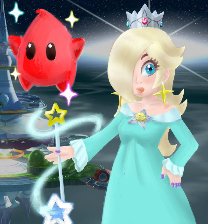 Rosalina And Luma Fanart By MielKARi On DeviantArt rosalina-and-luma-fanart-by-mielkari-on-deviantart