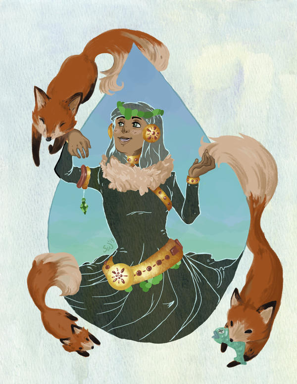 Fox Princess by StaticStarling on DeviantArt