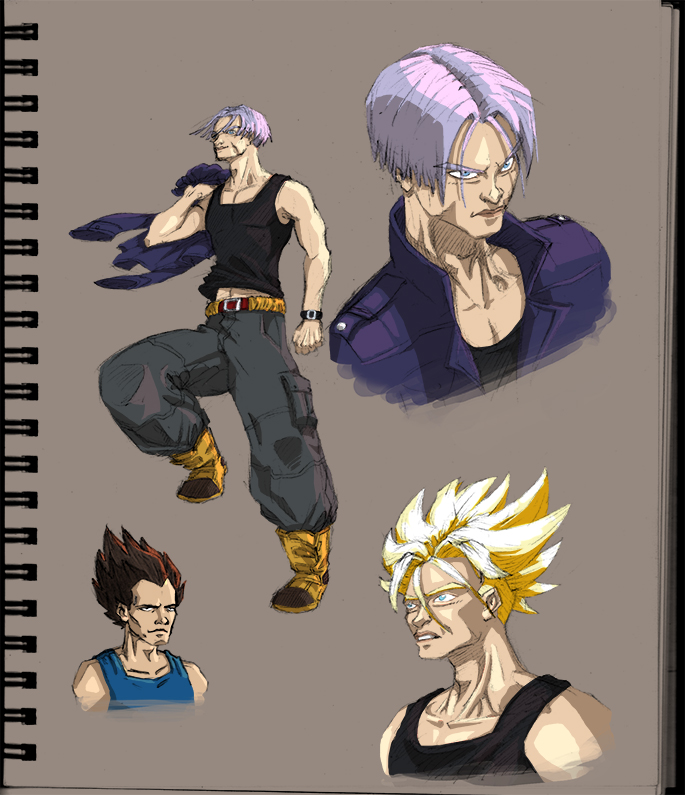 Trunks Sketch Redesign by The-Edj-official on DeviantArt