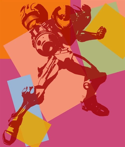 Metroid Samus Aran Pop Art 3