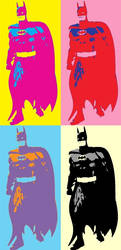 Batman 4 Panel Pop Art 4.0 by TheGreatDevin