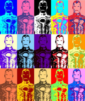 Classic Iron Man Pop Art