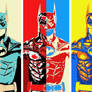 Batman 89 half and half four panel pop art