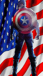 Captain America made in america powered by Erskine