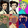 Star Wars Princess Leia Pop Art