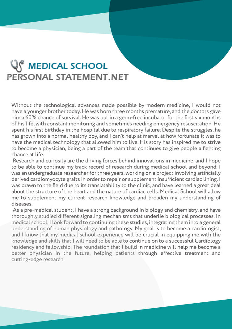 Pre Med Personal Statement Examples by medical-school-ps on DeviantArt
