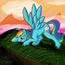 Rainbow Dash - Time to Fly