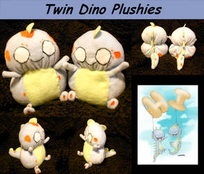 Twin Dino Plushies