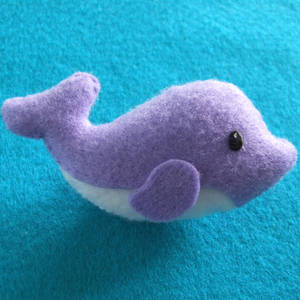 Dolphin miniature plushie