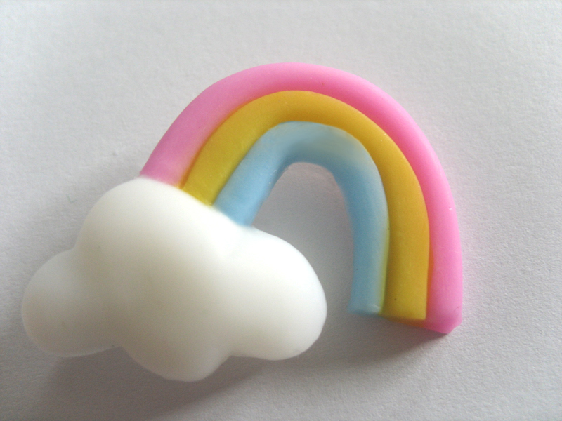 Rainbow brooch