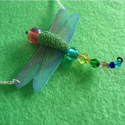 Dragonfly Necklace Pendant