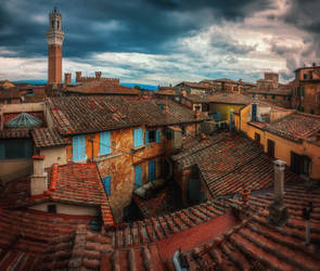On the rooftops of Italy
