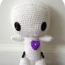 Crochet White Robot