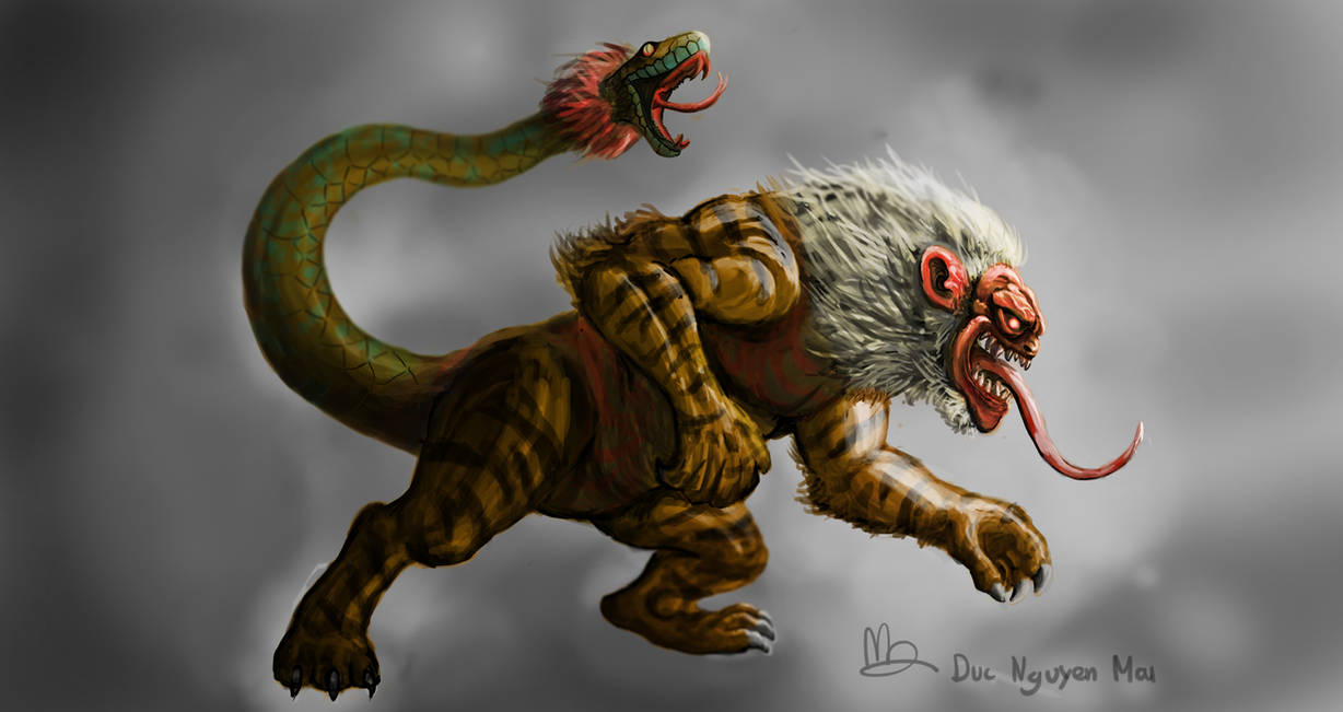 Nue The Monster By Ducnguyenmai On DeviantArt nue-the-monster-by-ducnguyenmai-on-deviantart