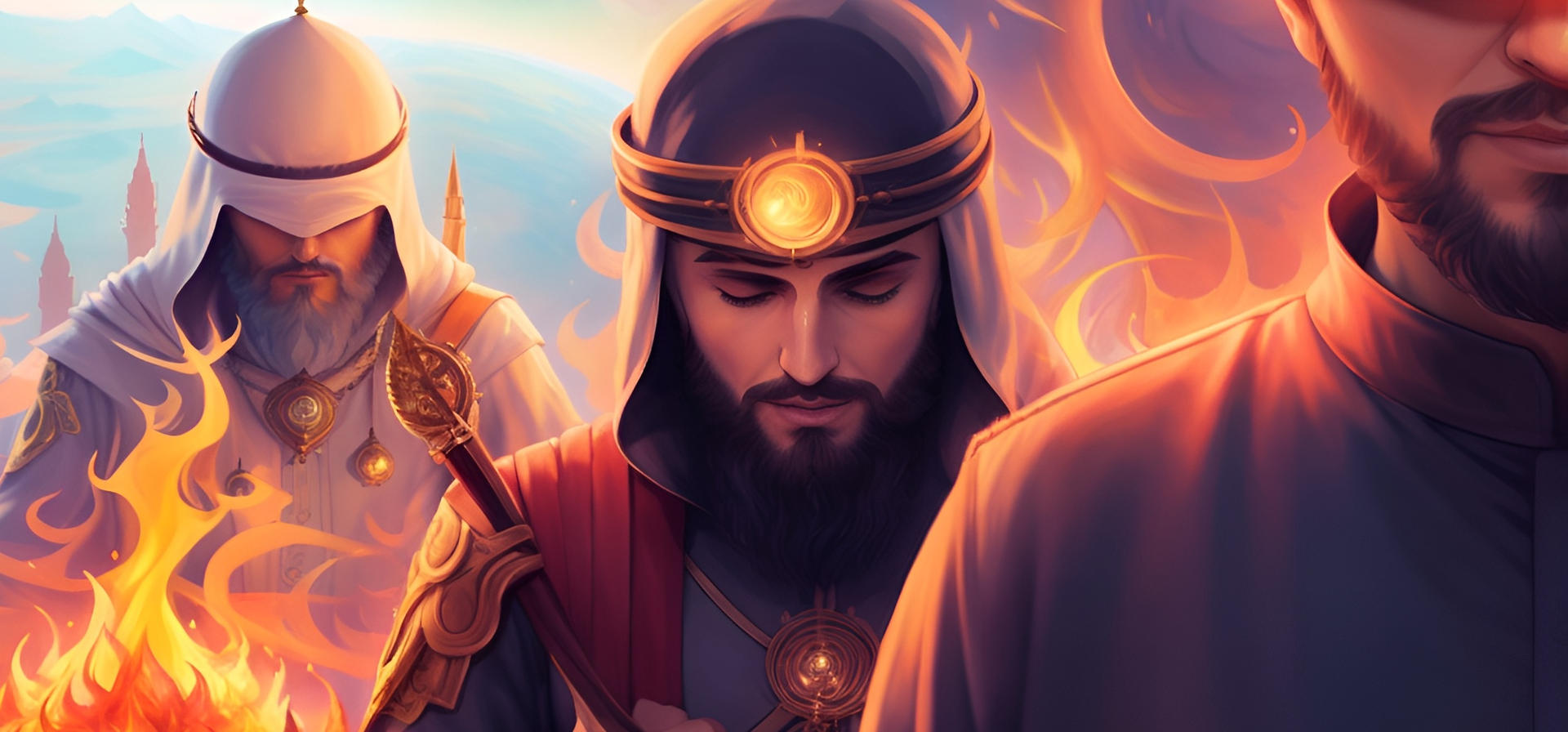 Shadrach, Meshach, and Abednego by HollaAtTheHoly on DeviantArt