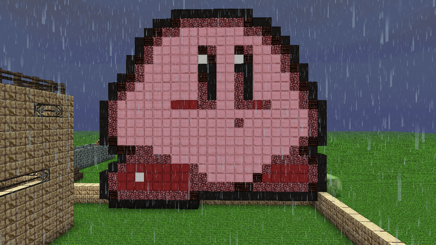 Kirby Pixel Art - Minecraft by MissVulture93 on DeviantArt