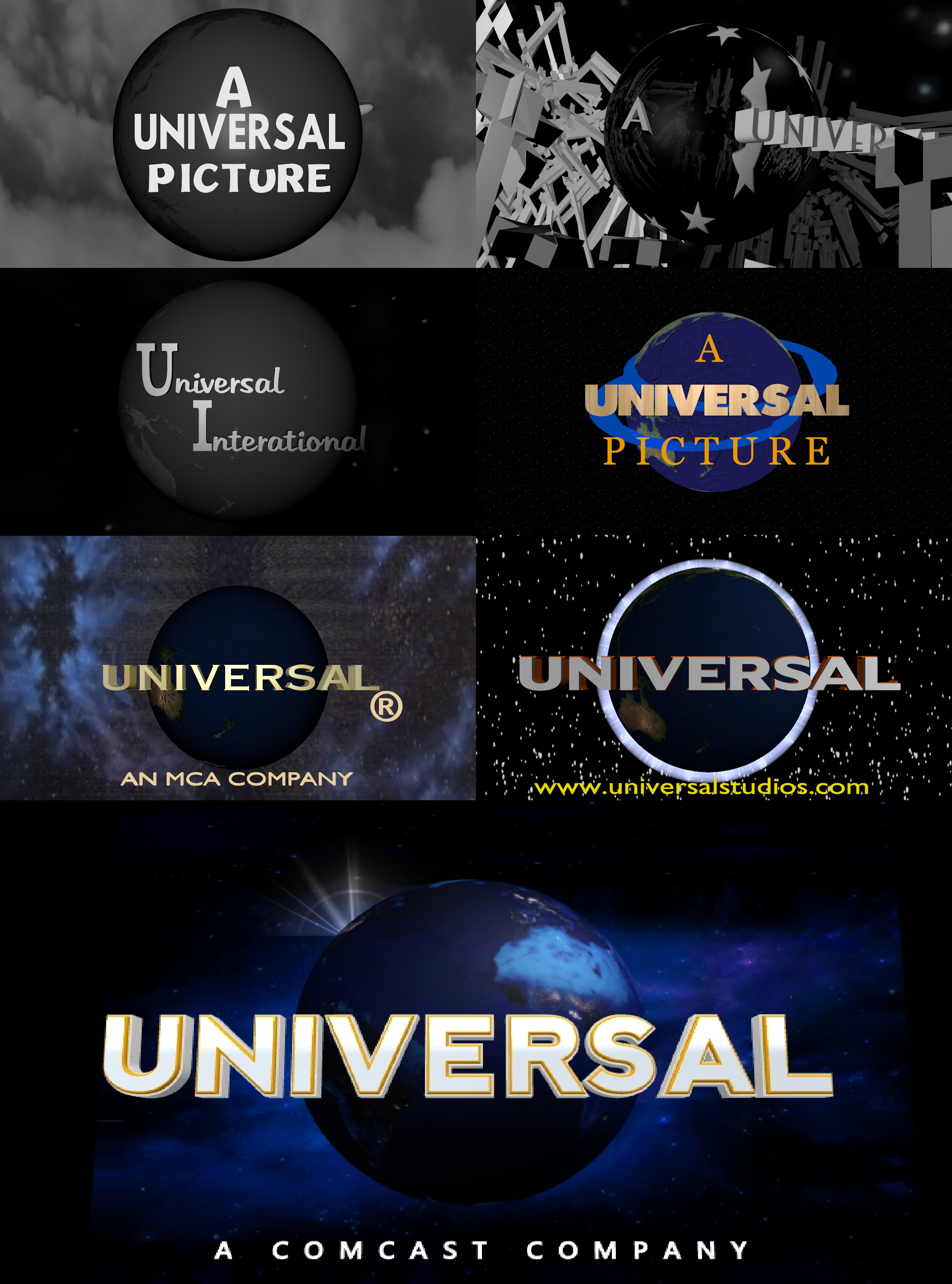 My Take On All Universal Logos Old By Superbaster2015 On Deviantart