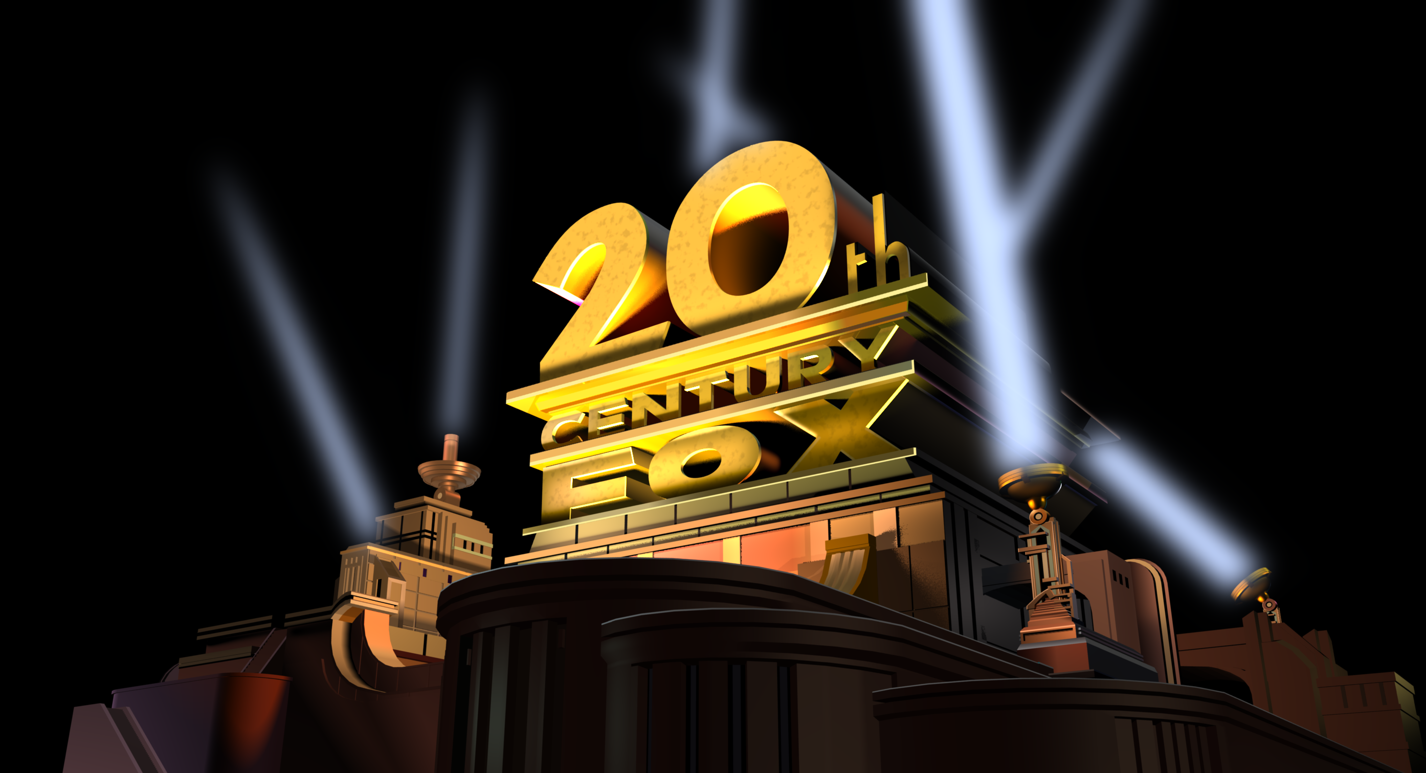 20th Century Fox Logo (Dark Golden) by J0J0999Ozman on DeviantArt