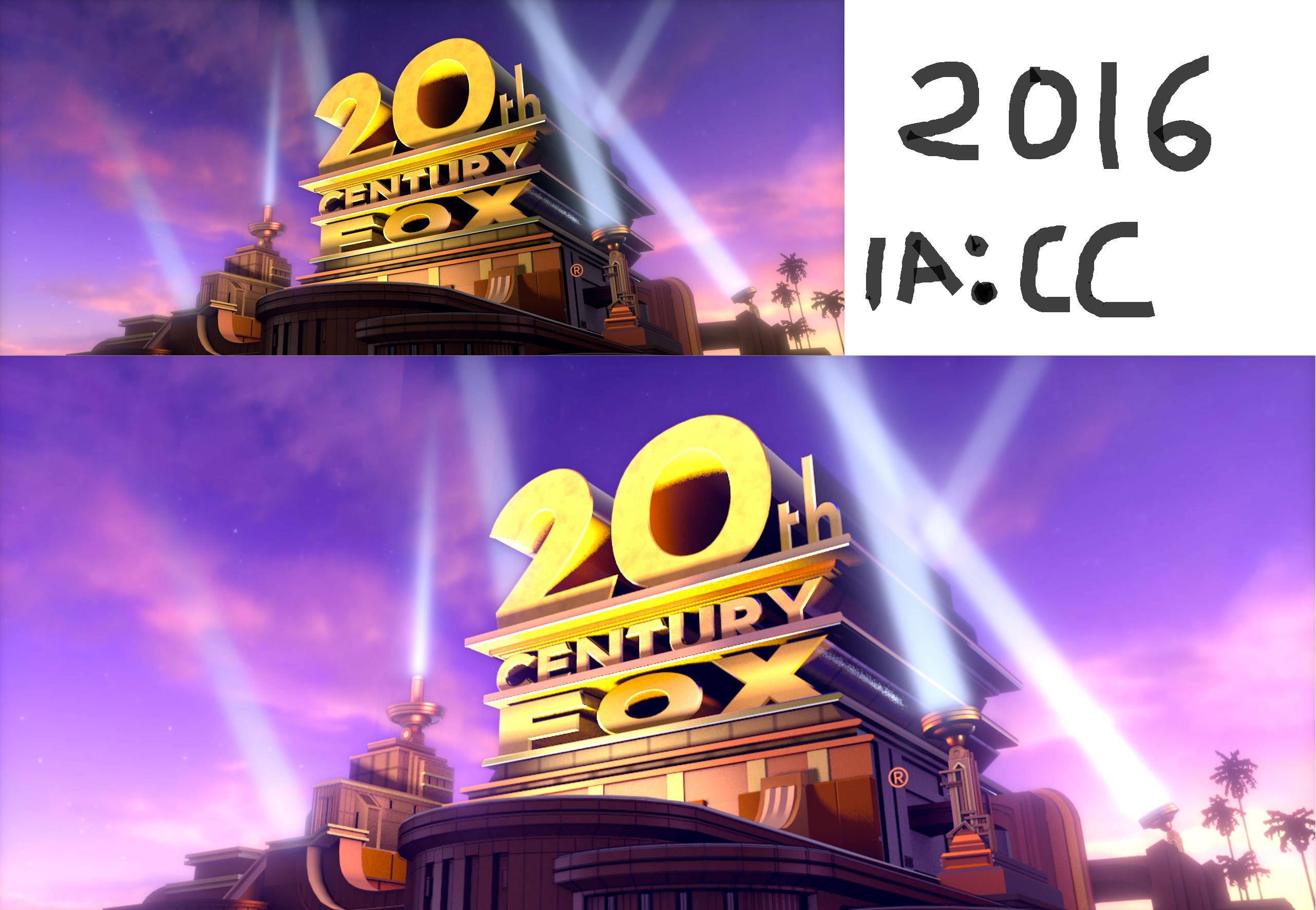 20th Century Fox Logo (Dark Golden) by J0J0999Ozman on DeviantArt