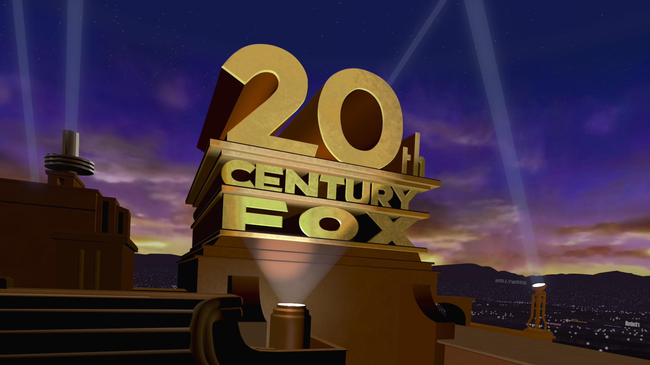 20th Century Fox Logo (Dark Golden) by J0J0999Ozman on DeviantArt