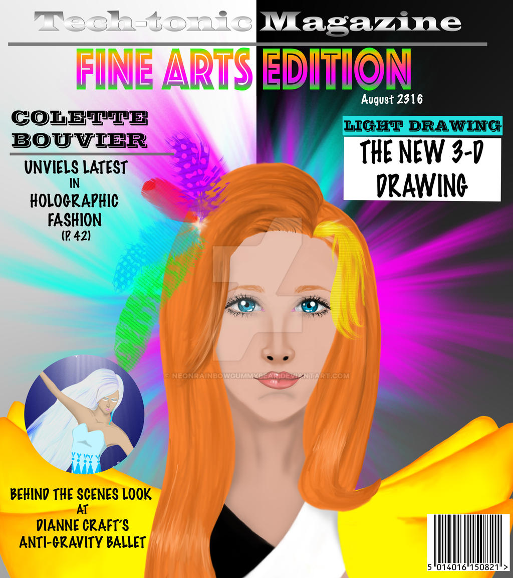 Magazine Cover Example by NeonRainbowGummyBear on DeviantArt