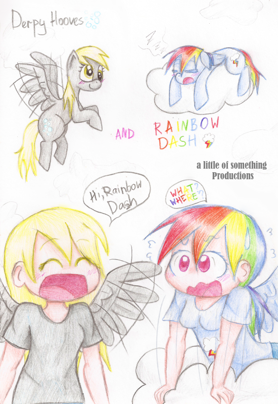 Rainbow Dash and Derpy Hooves