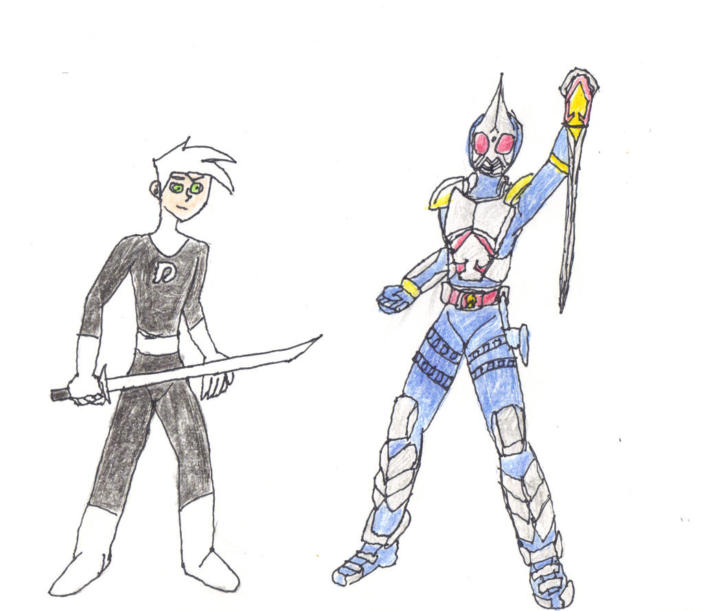 Danny Phantom and Kamen Rider Blade by Hellscream02 on DeviantArt