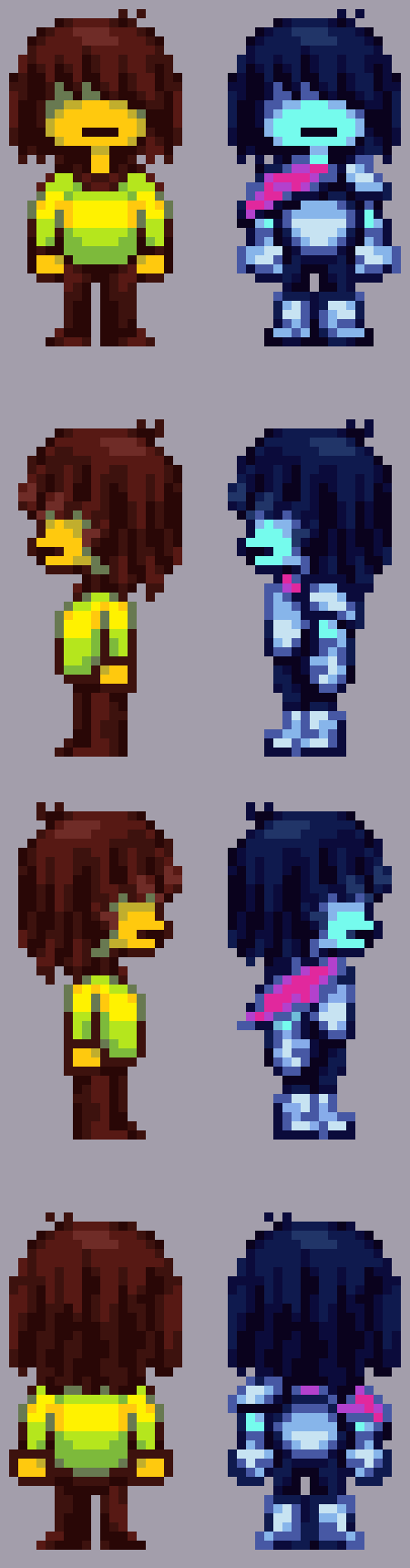 Shaded Kris Sprites - High Effort Edition by Cattercoon on DeviantArt