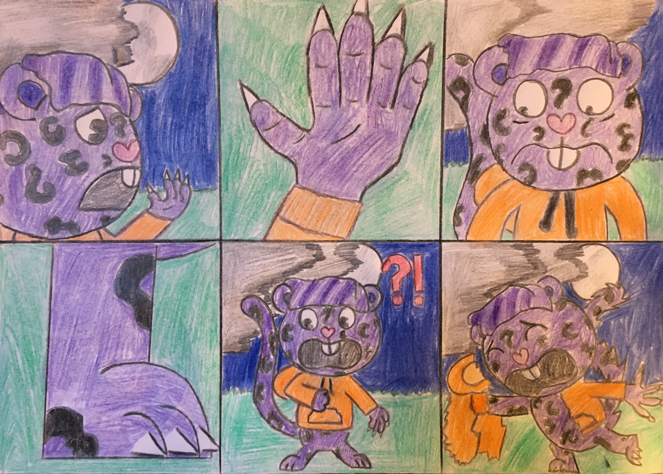 Wereleopard Wereleopard Transformation (2/5) by PurplePantherPal on DeviantArt