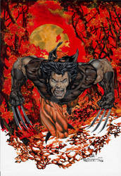 Wolverine_ painting