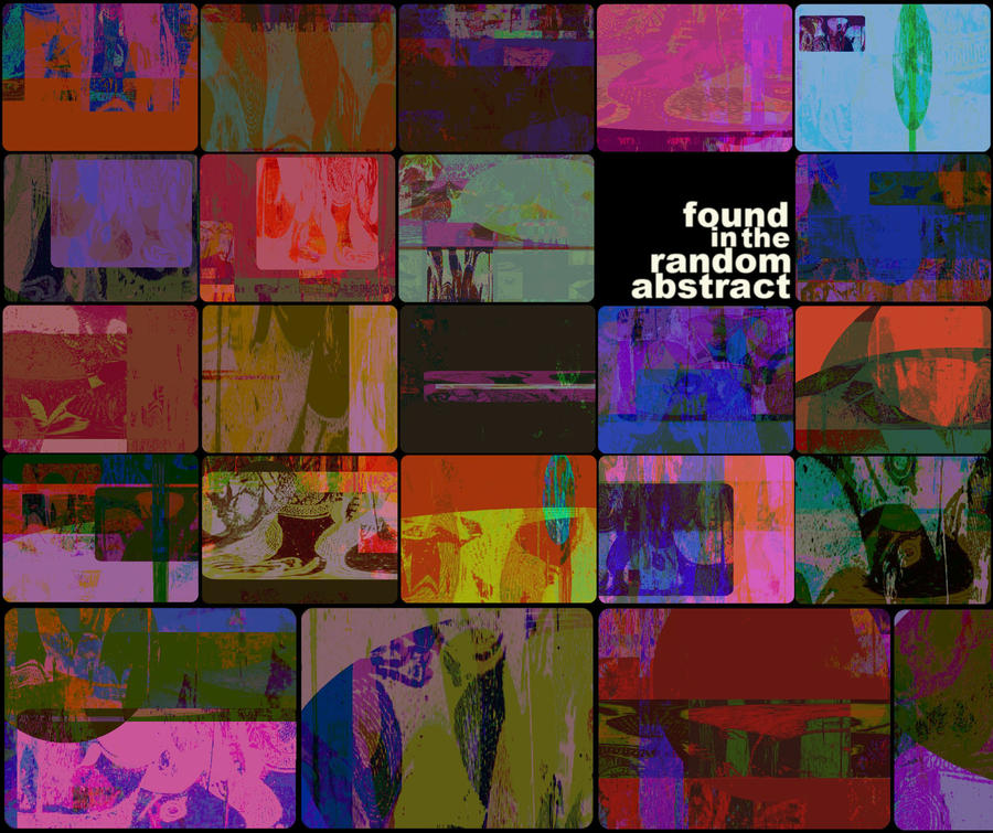 Random Stuff Abstract found in the random abstract.. by muffaelucciole on DeviantArt