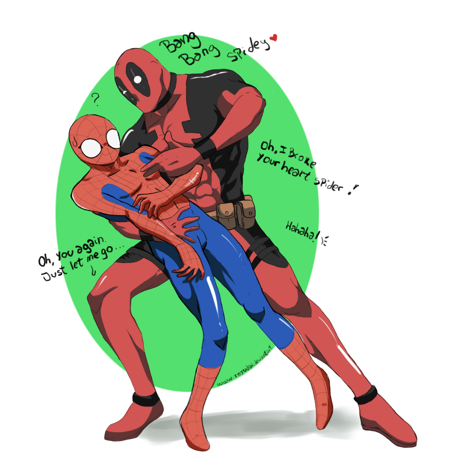 Commission_Spidey X Deadpool