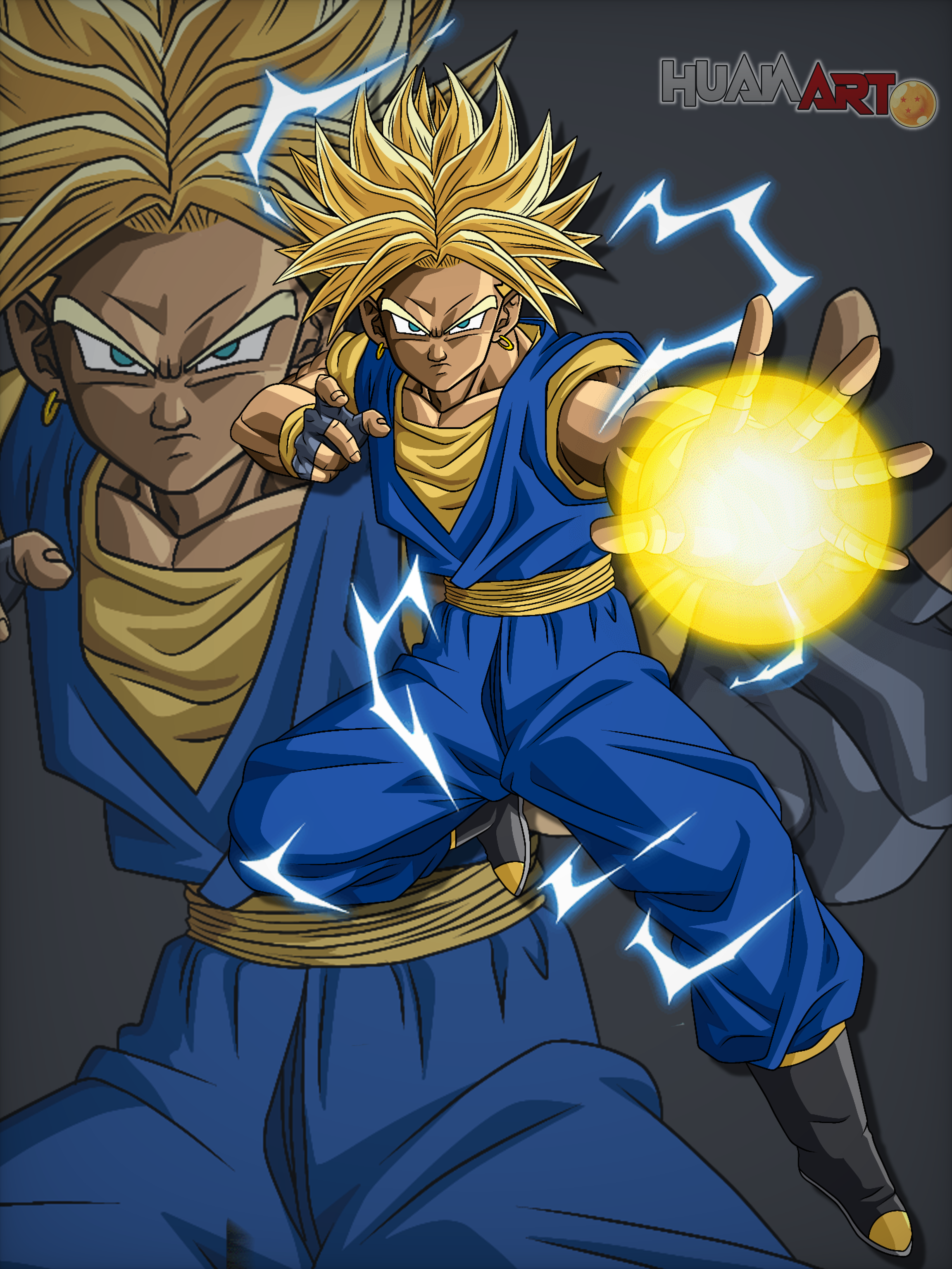 Trunks ssj2 by Majingokuable on DeviantArt