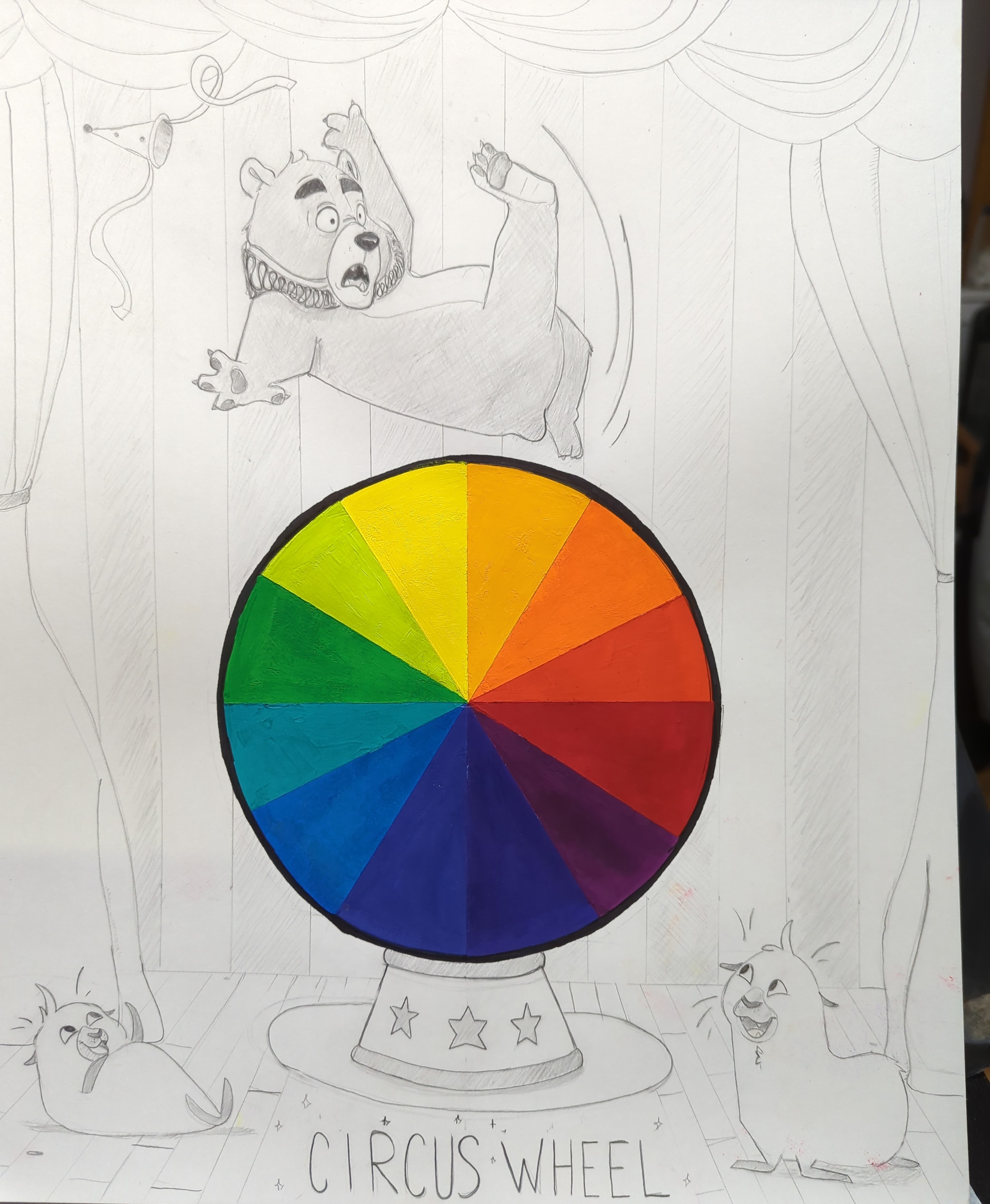 Color Wheel Designs Simple Easy Color Wheel Designs