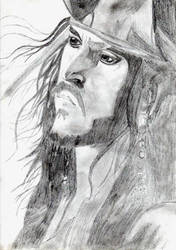 Jack Sparrow a lapiz