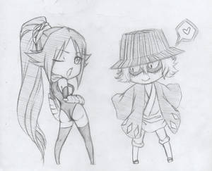 yoruichi kisuke chibis