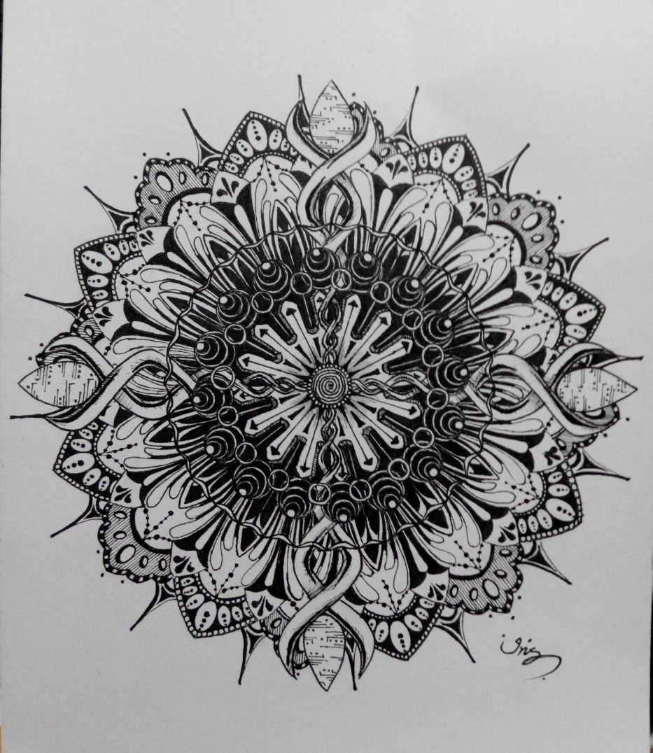 Mandala / Zentangle / Doodle 2015.4.8