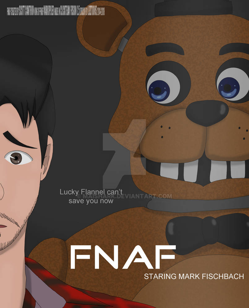 Markiplier in FNAF Poster