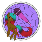 Raffle Prize 4 Rising Dusk Stained Glass by Beadedwolf22