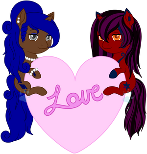 Hearts and Hooves Valentine LilaSaph