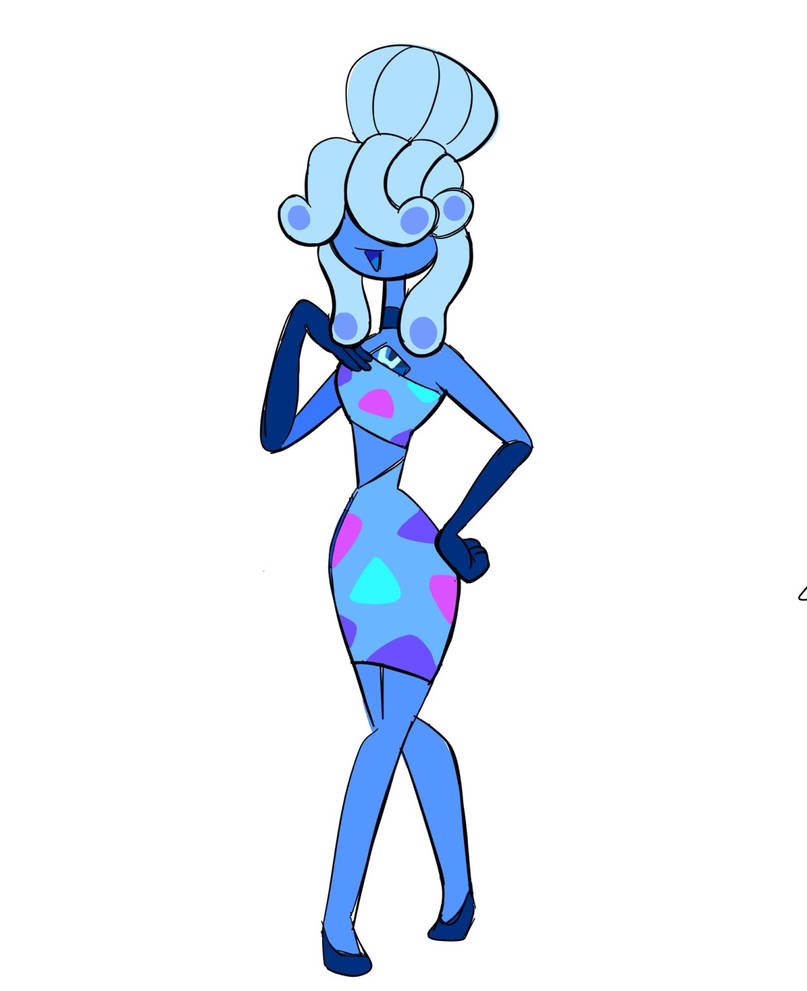 Steven universe Oc Blue Spodumene by Ebrahimsage on DeviantArt