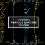 14 BORDERS | PNG PACK